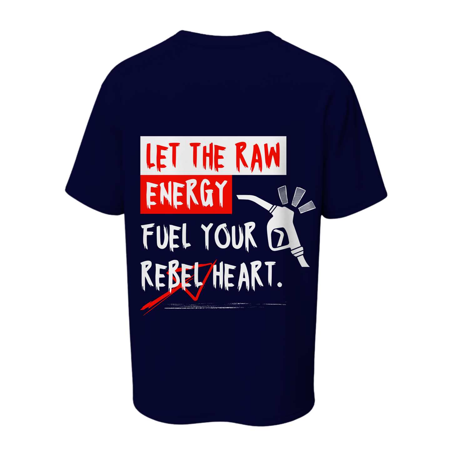 Fuel Your Rebel Heart Oversized Tee | Bold Streetwear Graphic T-Shirt – Spotter House