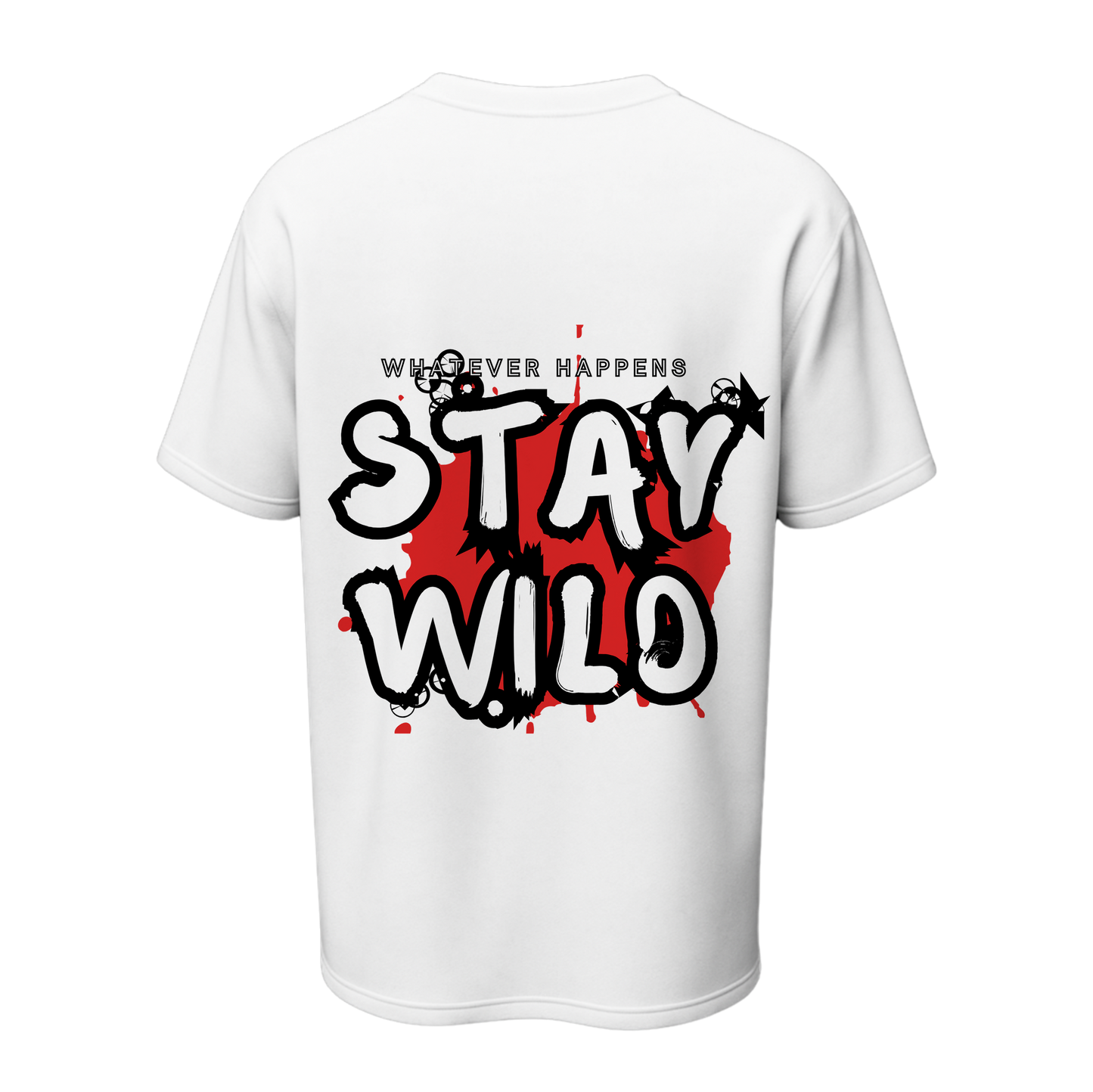 Stay Wild Oversized Tee | Graffiti Streetwear T-Shirt – Spotter House