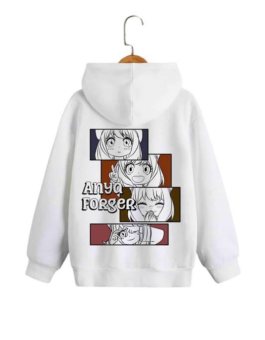 Anya Forger Expressions Hoodie (Spy Anime Edition)