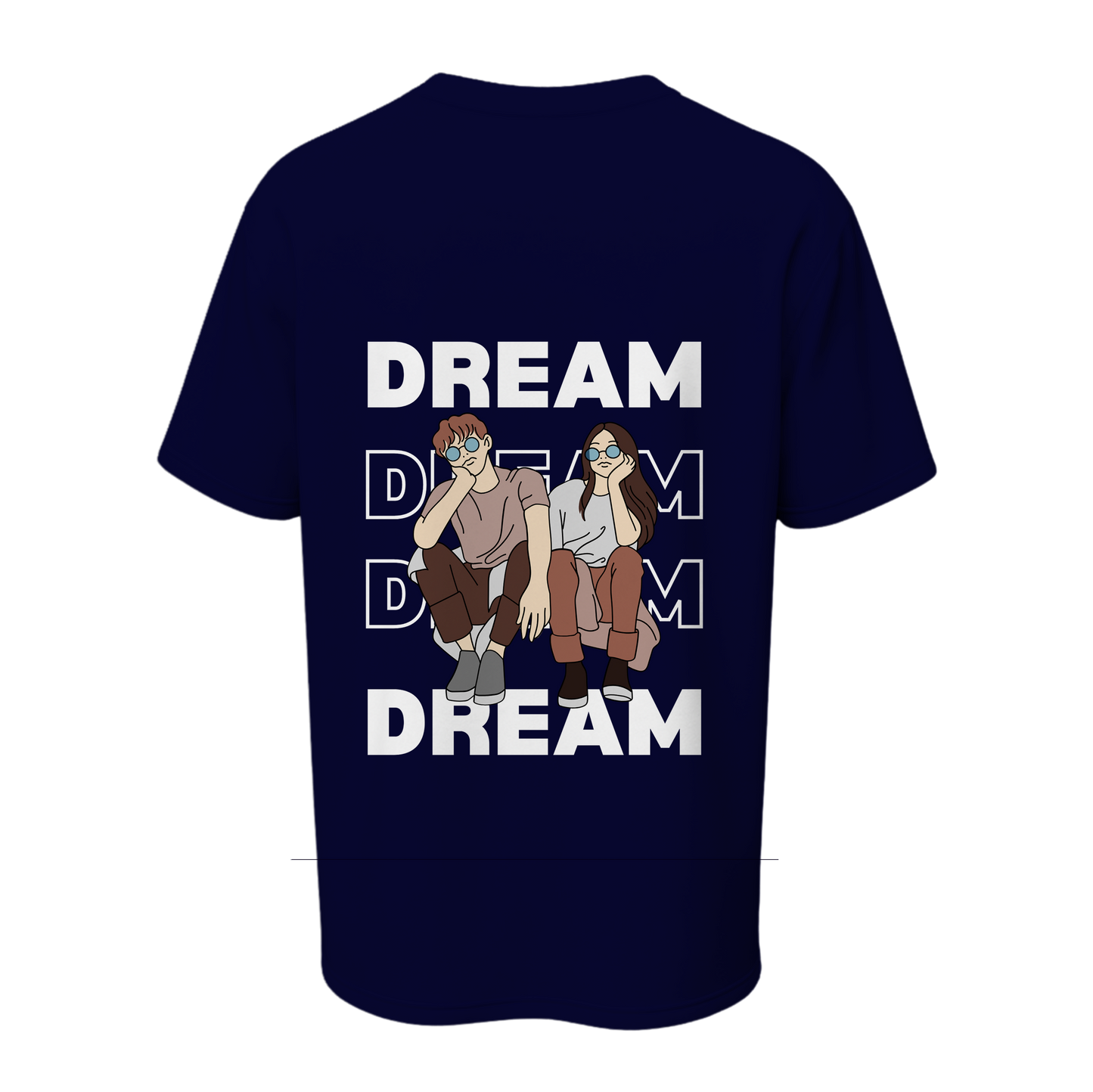 Dream Couple Oversized Tee | Aesthetic Streetwear Graphic T-Shirt – Spotter House