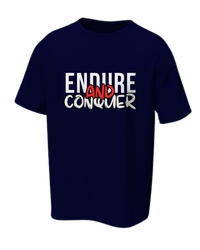 Endure & Conquer Oversized Tee | Motivational Streetwear T-Shirt – Spotter House