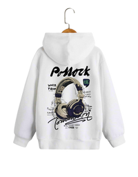Urban Headphones Sketch Hoodie | Music Lover Streetwear – Spotter House