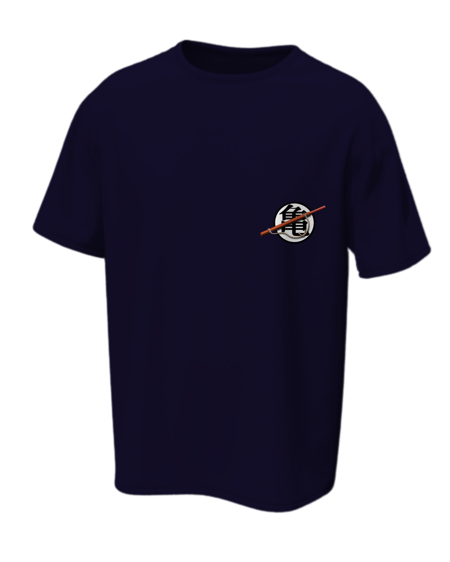 Son Goku Graphic Anime Oversized T-Shirt – Navy Blue Streetwear Edition