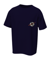 Son Goku Graphic Anime Oversized T-Shirt – Navy Blue Streetwear Edition