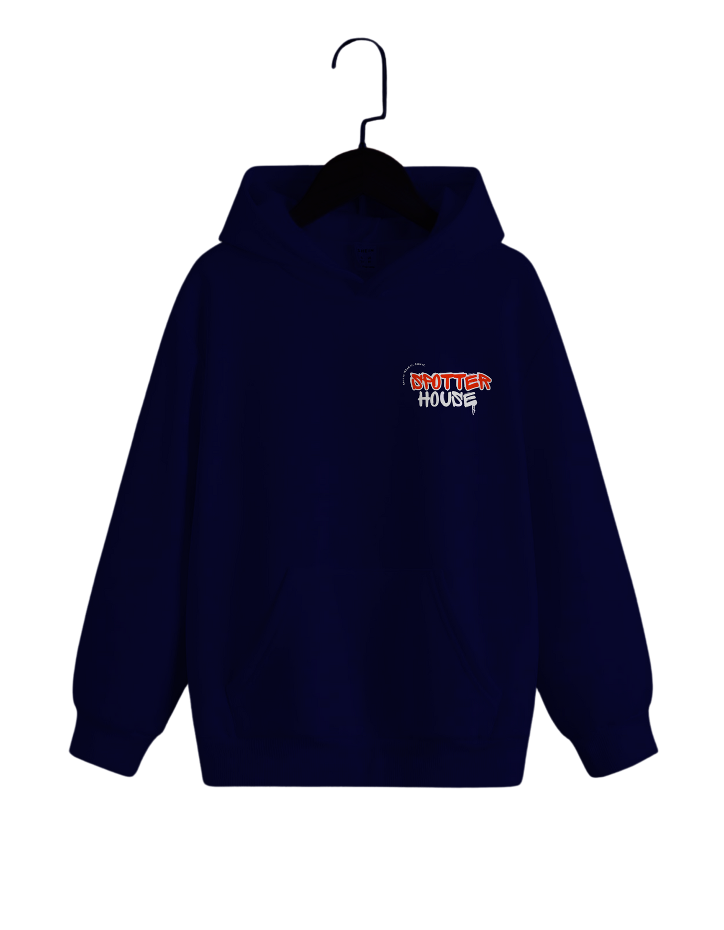 Premium Plain Hoodie for Men & Women – White, Black, Navy | Spotter House