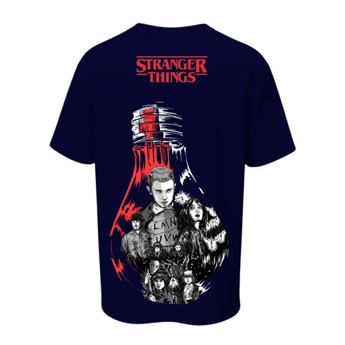 Stranger Things – Lightbulb Universe Edition Oversized Tee