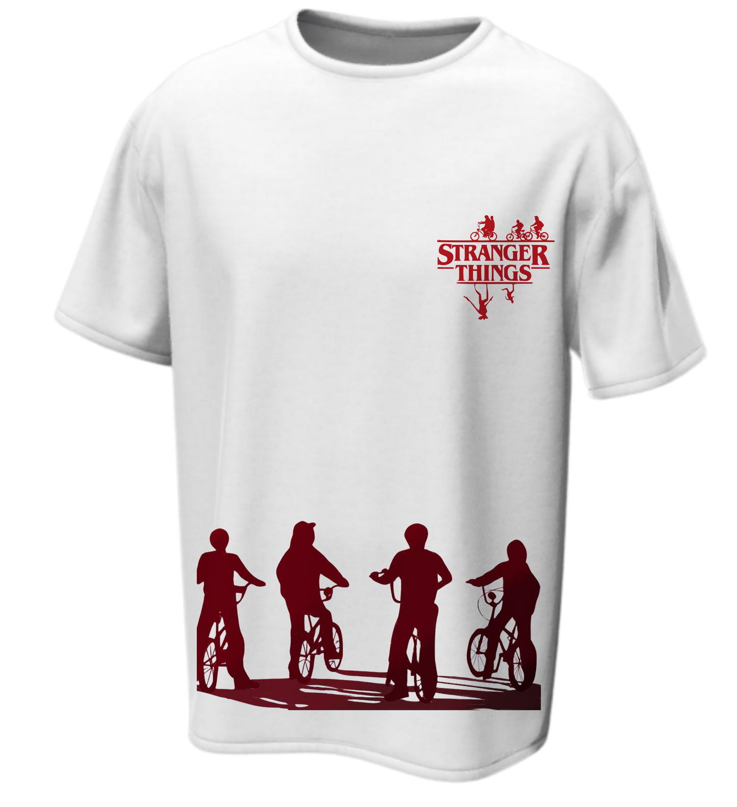 Stranger Things – Four Riders Oversized Tee