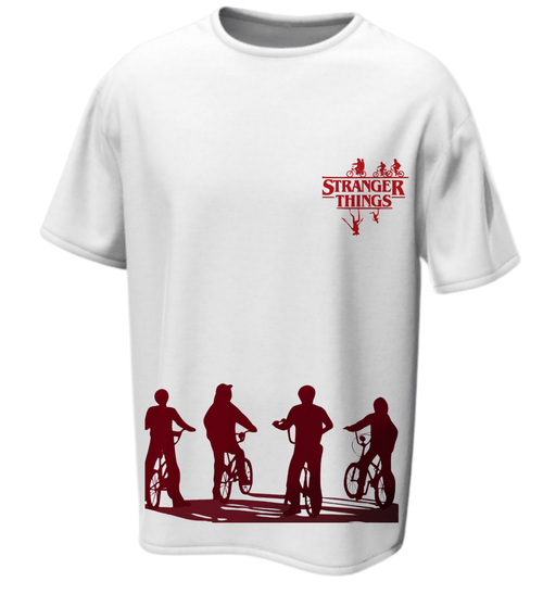 Stranger Things – Four Riders Oversized Tee