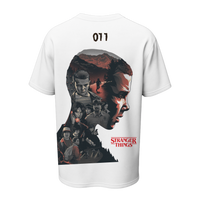 Stranger Things 011 Oversized Tee | Eleven Character Collage T-Shirt – Spotter House