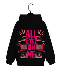 All Eyez On Me Hoodie | Neon Streetcore Graphic Hoodie – Spotter House