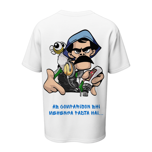 Bada Naam Oversized Tee | Funny Hindi Quote Streetwear – Spotter House