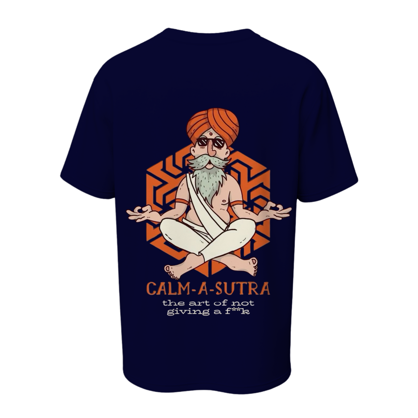 Calm-A-Sutra Oversized Tee | Funny Yogi Quote Streetwear – Spotter House
